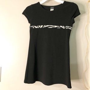 Black and Zebra Coat/Dress